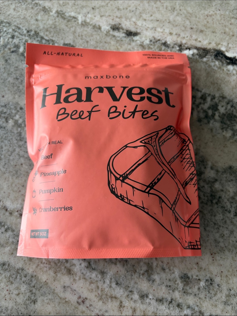 maxbone Harvest Beef Bites New in Bag